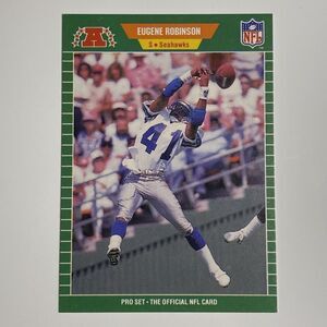 1989 Pro Set Football Card Eugene Robinson #401 Rookie RC Vintage